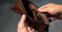 Privatkonkurs - Foto einer leeren Geldbörse